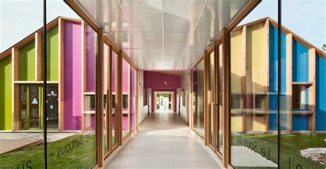Epinay Nursery School Bp Architectures Nursery School Innovative