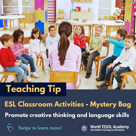 👩‍🏫 Teaching Tip Esl Classroom Activities Mystery Bag World Tesol