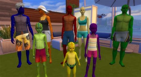 Lizard Alien Skin Override By Tarruvi At Mod The Sims Sims 4 Updates