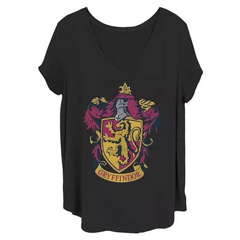 Juniors Plus Size Harry Potter Gryffindor Symbol Graphic Tee