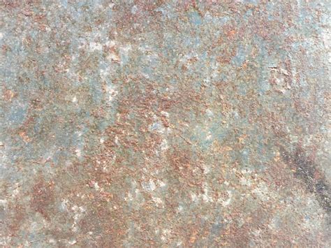 Dark Rust Covering Green Metal Surface Free Textures