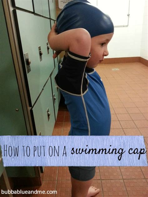 This will make putting the cap on a lot easier. How to put on a swimming cap and other swim hat dilemmas