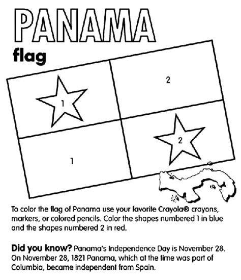 Banderas De Centroamerica Para Colorear Bandera Panama Paises Images