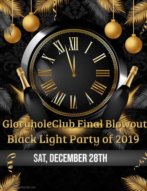 Gloryholeclub Final Blowout Blacklight Party Of 2019 Tickets In Upper Marlboro Md United States