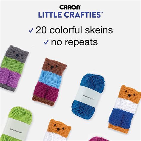 Caron Little Crafties 20 Assorted Acrylic Yarn Creative Crafting World