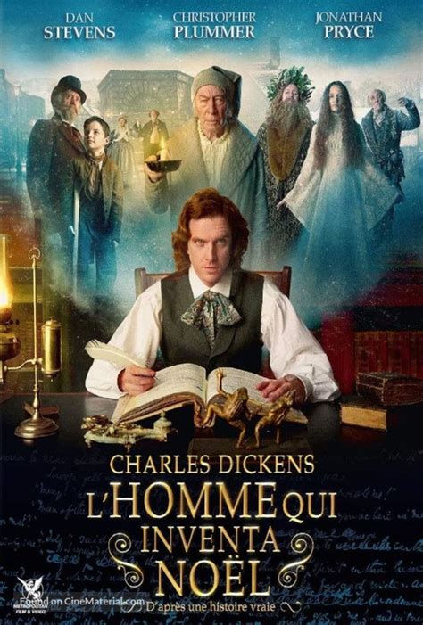 The Man Who Invented Christmas 2017 French Dvd Movie Cover