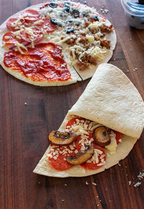 Crispy Tortilla Wrap Pizza Joes Healthy Meals