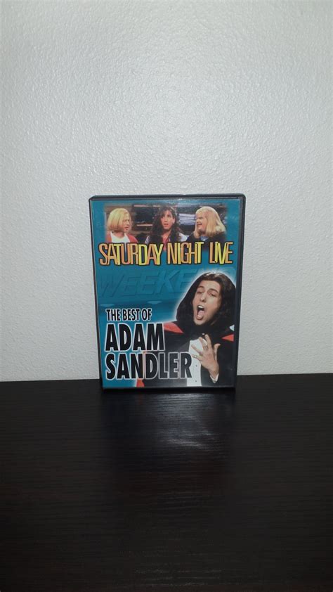 Dvd Saturday Night Live The Best Of Adam Sandler Etsy Saturday