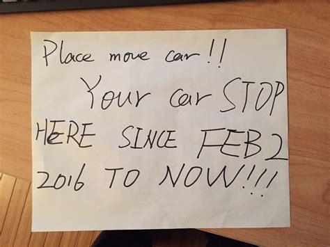 Can Somebody Be Any More Stupid Than This Guy Leaving An Angry Note On