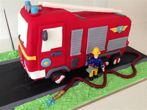 Howtocookthat Cakes Dessert And Chocolate Firetruck Cake Template