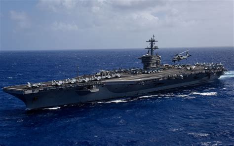 Download Wallpapers American Aircraft Carrier Uss Theodore Roosevelt