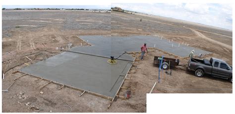 That will be the easiest way to force the new concrete under the old concrete. Finished Concrete Slab | The Homestead