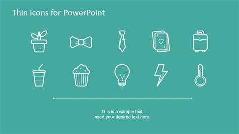 Thin Icons For Powerpoint Slidemodel