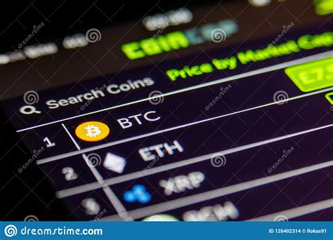 Bitcoin cash brings sound money to the world. Bitcoin On The Currency Market Stock Photo - Image of coins, information: 126402314