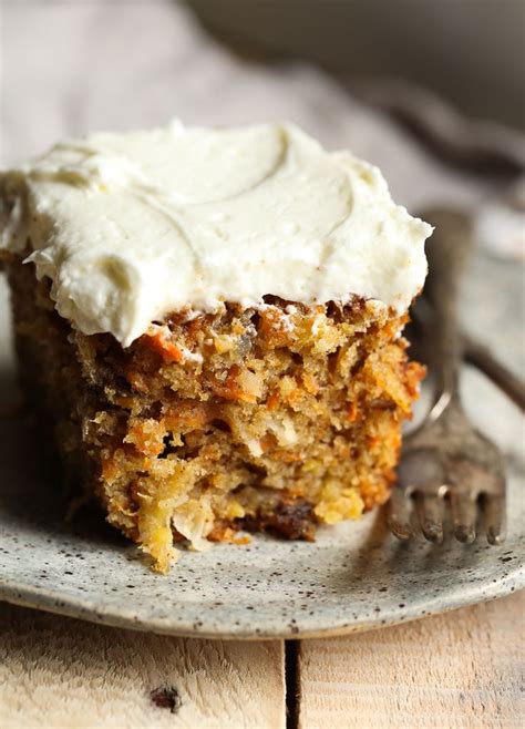 perfect carrot cake this one is so easy made in a 9x13 pan loaded with extras and topped with