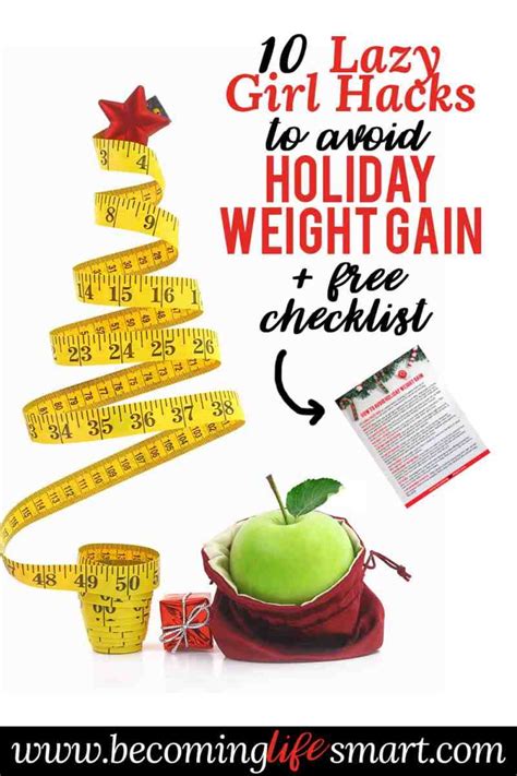 10 lazy girl hacks to help you avoid holiday weight gain