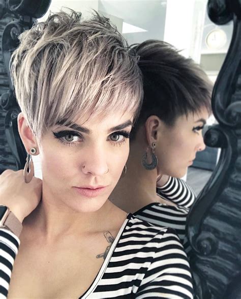 Popular Layered Pixie Hairstyles With An Edgy Fringe