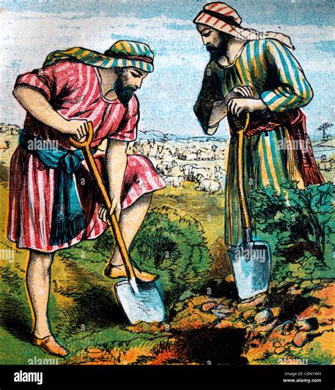 Bible Stories Illustration Of Isaacs Servants Digging A Well Genesis