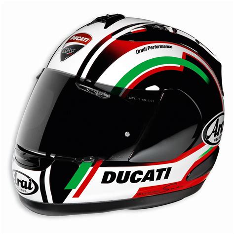 DUCATI CORSE FULL FACE HELMET BY ARAI Produced By Arai For Ducati And Designed To Ensure
