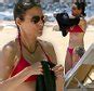 Julia Louis Dreyfus Flaunts A Toned Tummy In Red Bikini In Hawaii Daily Mail Online