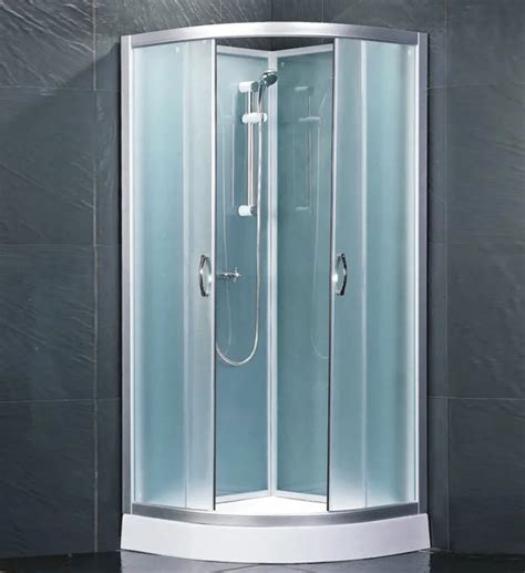 triangular portable glass shower room with tray for adult buy shower room glass shower room