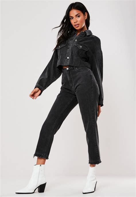 Black Co Ord Wrath High Waisted Jeans Missguided