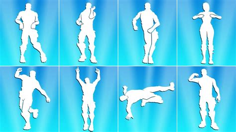 All Fortnite Icon Series Dances And Emotes Jump Around The Dip Jiggle Jiggle Forget Me Not