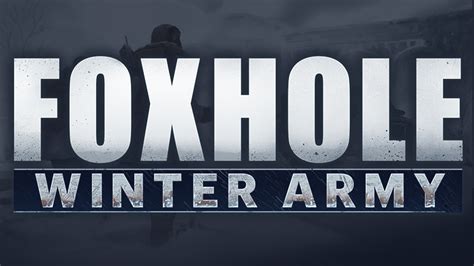Foxhole is a massively multiplayer game where hundreds of players shape the outcome of a persistent online war. Foxhole - Winter Army PC Controls & Key Bindings Guide - MGW | Video Game Guides and Walkthroughs