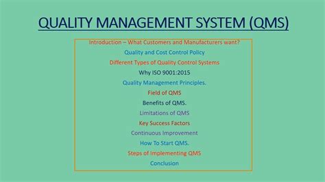 So i will break this down into what i. Quality Management System In Bangla - YouTube