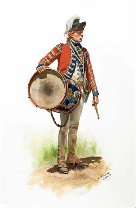 Drummer Of The British Army During The American Revolution