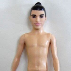 Barbie KEN Doll Nude FASHIONISTAS 16 CACTUS COOLER Man Bun Slim Body