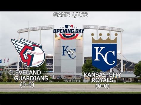 Cleveland Guardians Vs Kansas City Royals LIVE REACTION Play By Play