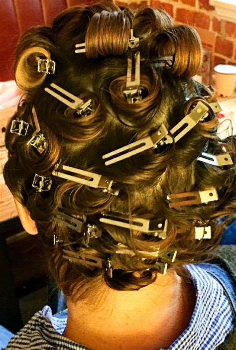 Pin By Rick Locks On Various Ringlets Roller Set Hair Curlers Curlers