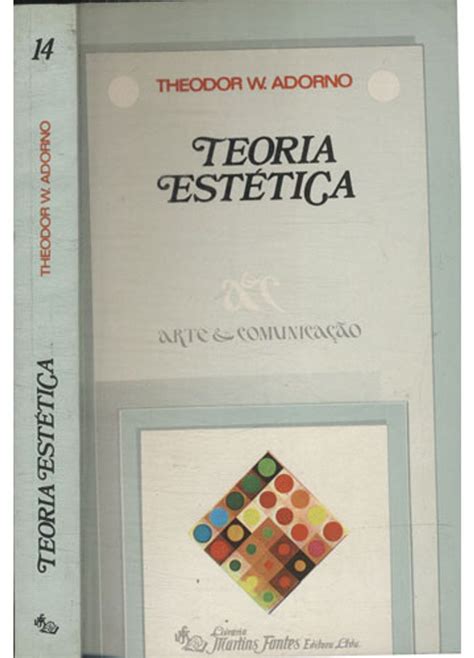 Teoria Estética Autor Theodor W Adorno Livro Usado 71175899 Enjoei