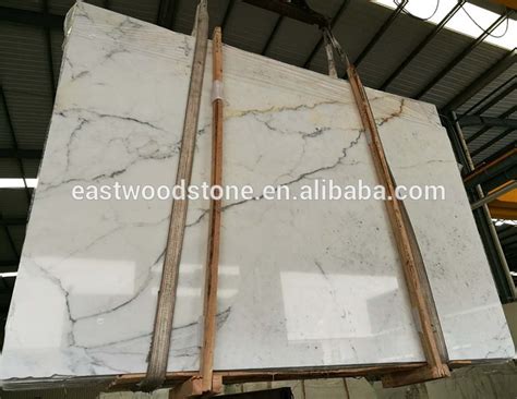 Polished Italy Calacatta White Marble Slabs With Gold Veining Buy