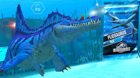 Pliosaurus Unlocked Max X Level Jurassic World The Game Youtube