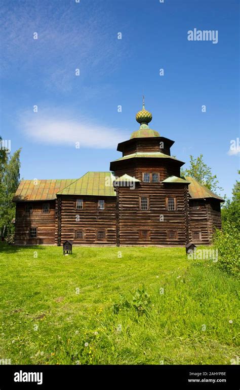 Church Of Ilijah The Prophet Museum Of Wooden Architecture Kostroma
