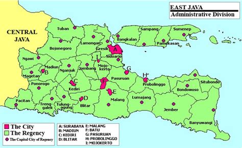 Map Of East Java Source Synconconnecttime1177956727