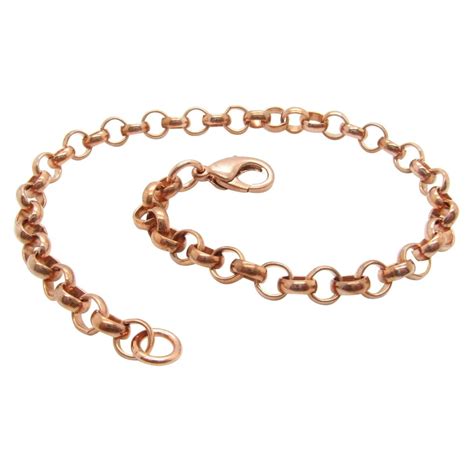 Copper Anklet 8 Inch Solid Copper Anklet 14 Of An Inch Wide Ca672g