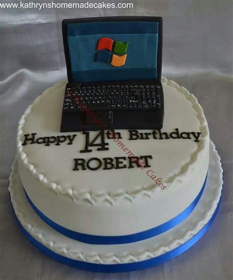 Maybe you would like to learn more about one of these? Laptop birthday cake | Cake, Birthday cake