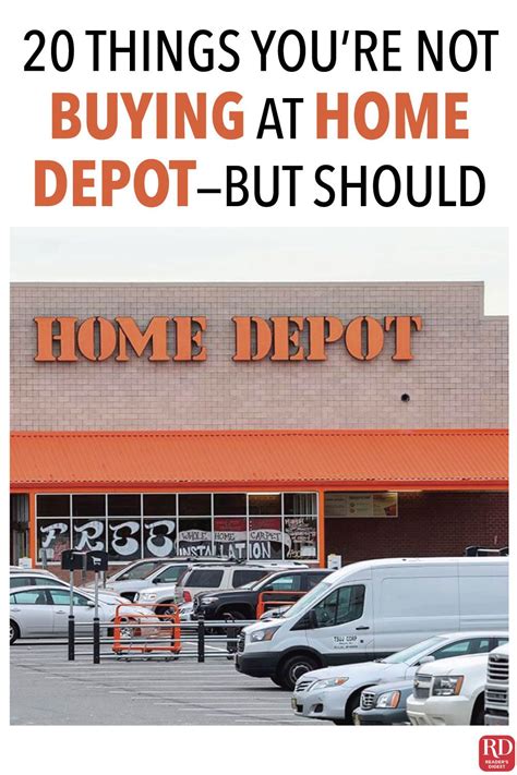 Things Youre Not Buying At Home Depotbut Should Home Depot