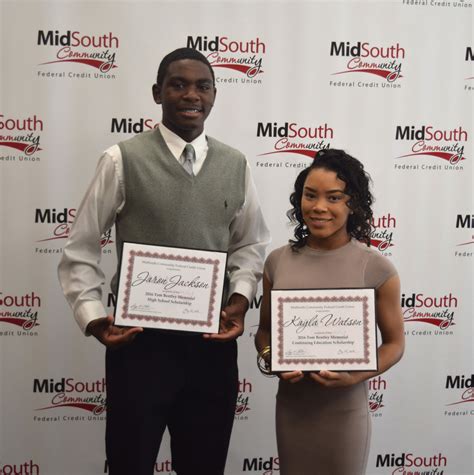 2016 Scholarship Recipients Announced Midsouth Community Federal