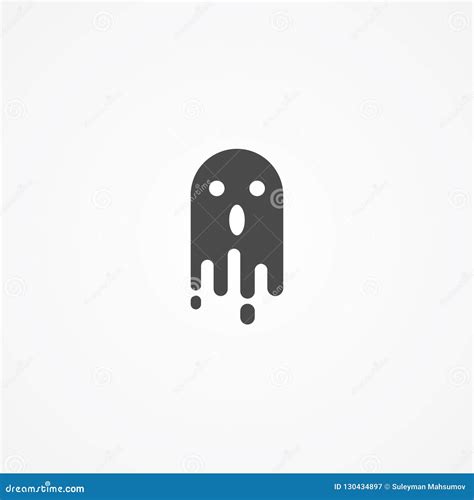 Ghost Vector Icon Sign Symbol Stock Vector Illustration Of Death
