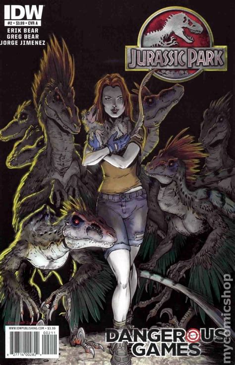 Jurassic Park Dangerous Games 2011 Idw Comic Books