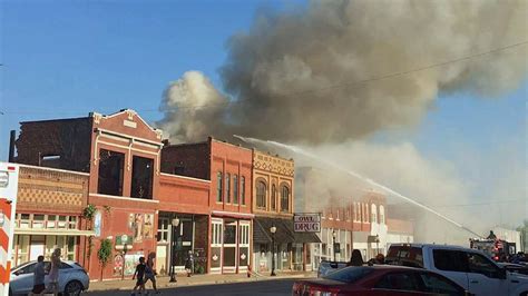 Wagoner Firefighters Battle Fires In Historic Downtown Buildings