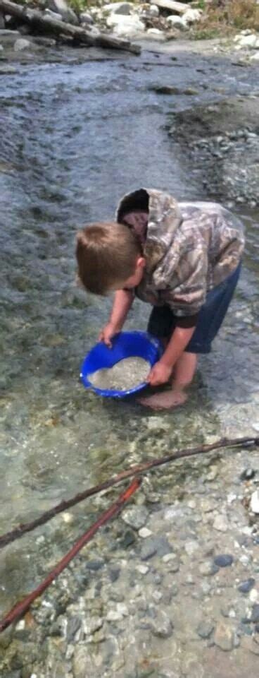 My Little J Man Panning In Lytle Creek Goldprospecting Lytlecreek