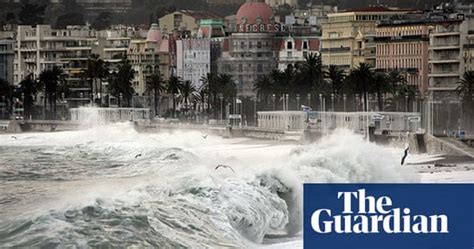 French Riviera Hit By Giant Waves World News The Guardian