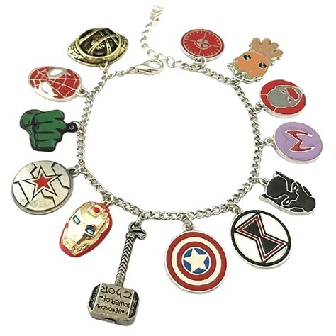 Avengers Charm Bracelet Etsy