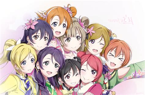 Wallpaper Love Live Sonoda Umi Ayase Eri Yazawa Nico Minami Kotori Kousaka Honoka