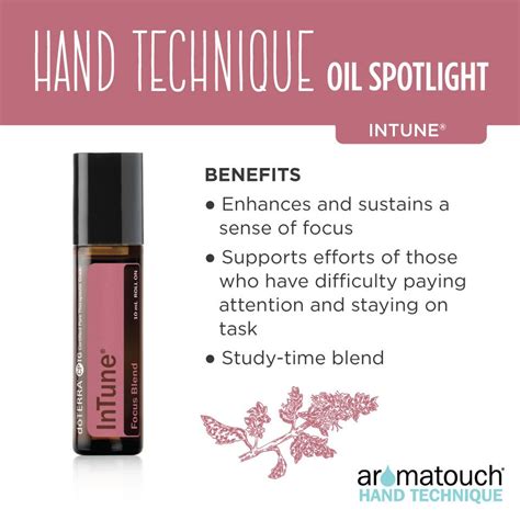 Why Is It Important To Use Intune In Your Aromatouch Hand Technique Here Are A Few Re Terra